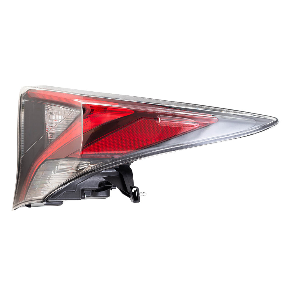 Brock Replacement Passenger Tail Light Compatible with 2016-2018 Prius