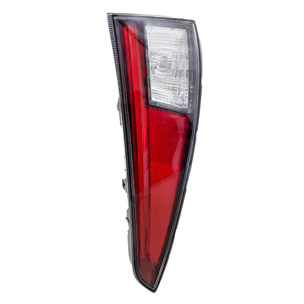 Brock Replacement Passenger Tail Light Bumper Mounted Compatible with 2016-2018 Prius