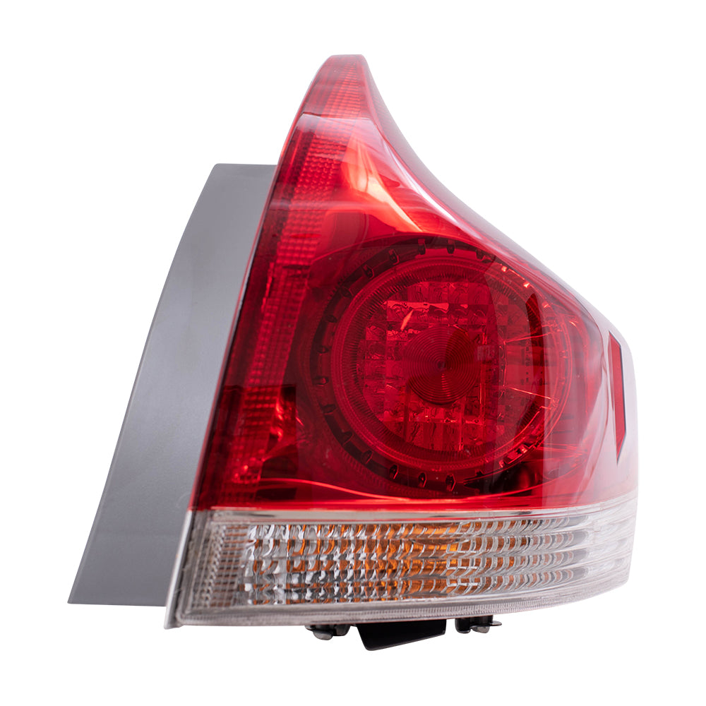 Brock Replacement Passenger Side Quarter Mounted Tail Light Assembly Compatible with 13-16 Venza