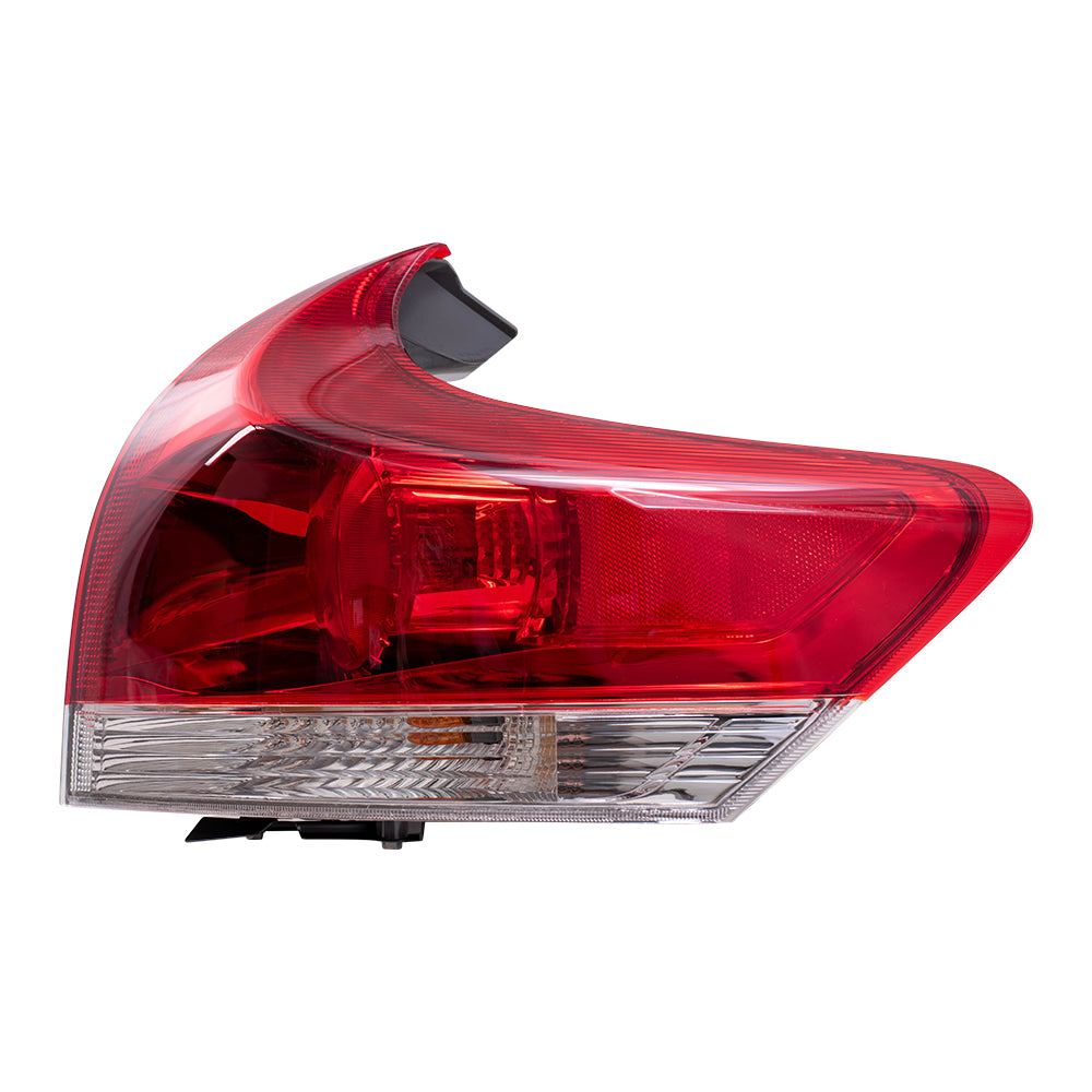 Brock Replacement Passenger Side Quarter Mounted Tail Light Assembly Compatible with 13-16 Venza