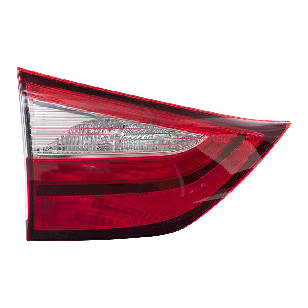 Brock Replacement Driver Tail Light Liftgate Mounted Compatible with 2015-2019 Toyota Sienna EXCEPT SE