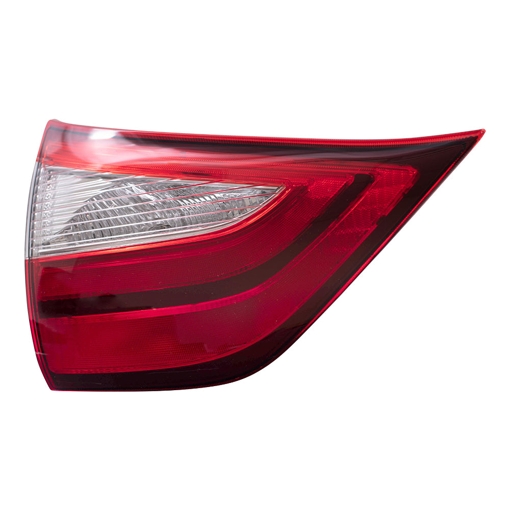 Brock Replacement Driver Tail Light Liftgate Mounted Compatible with 2015-2019 Toyota Sienna EXCEPT SE