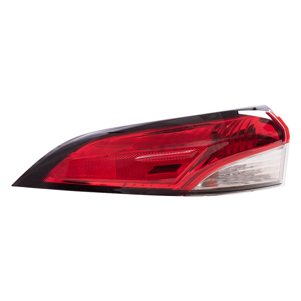 Brock Aftermarket Replacement Driver Left Combination Tail Light Assembly Body Mounted Compatible With 2020-2022 Toyota Corolla L/LE/SE Sedan North America Built