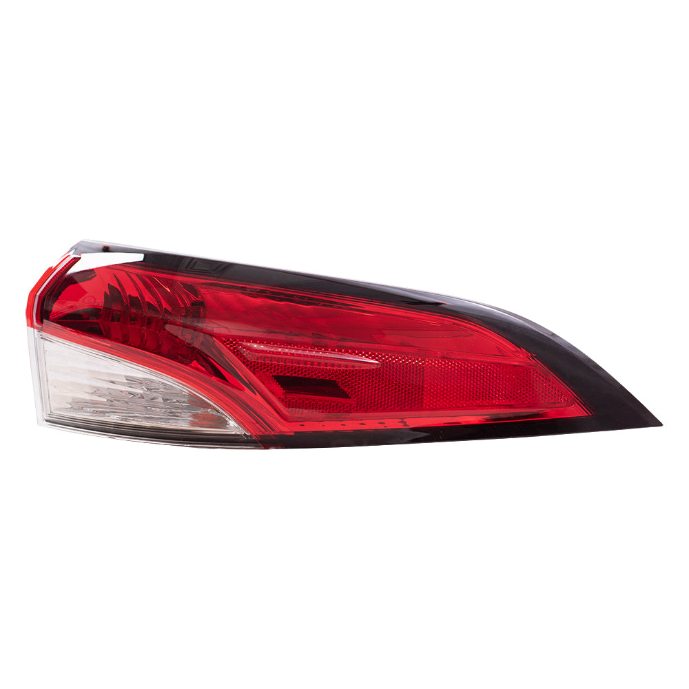 Brock Aftermarket Replacement Passenger Right Combination Tail Light Assembly Body Mounted Compatible With 2020-2022 Toyota Corolla L/LE/SE Sedan North America Built