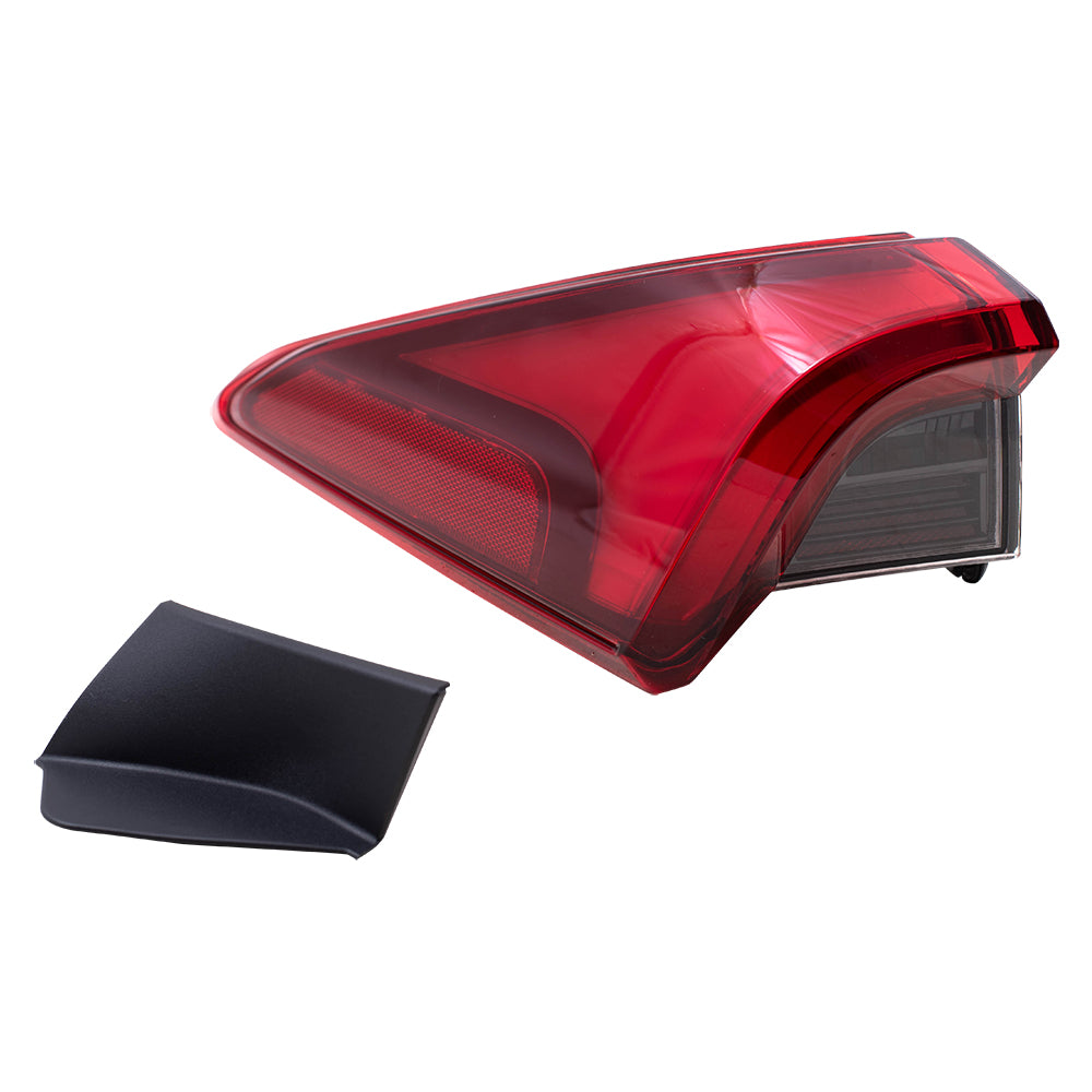 Brock Replacement Driver Side Tail Light Assembly Quarter Mounted Compatible with 2019-2021 Avalon TRD/XLE/XSE & 2019-2021 Avalon Hybrid XLE/XSE