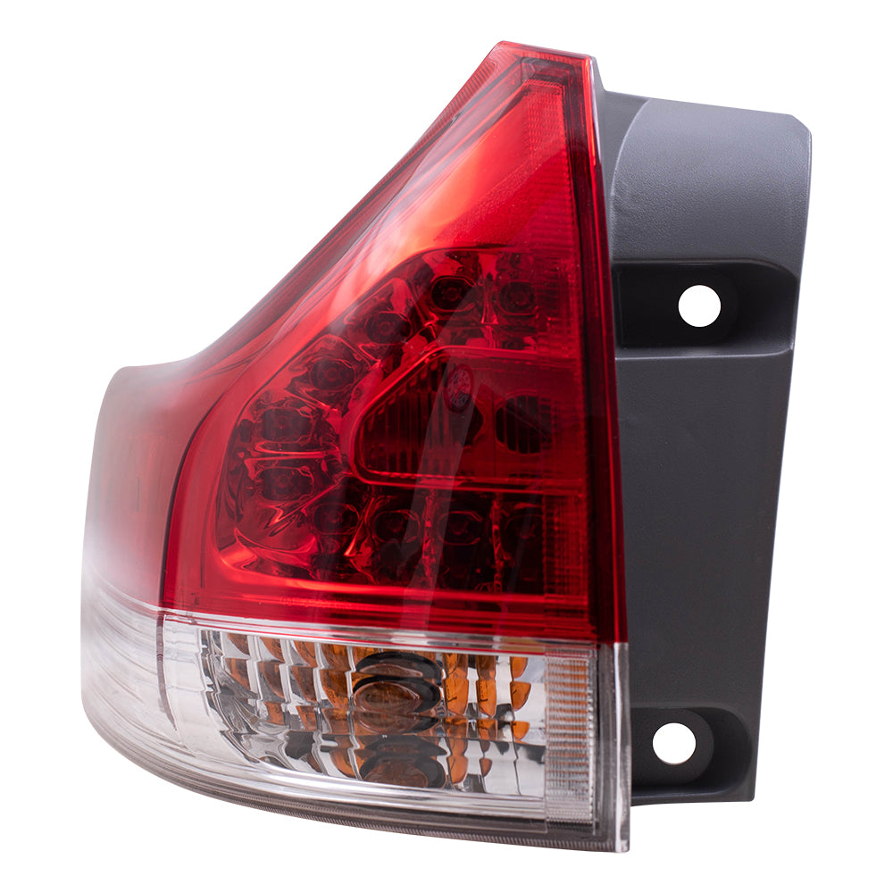 Brock Aftermarket Replacement Driver Left Combination Tail Light Assembly Body Mounted Compatible with 2011-2014 Toyota Sienna EXCEPT SE