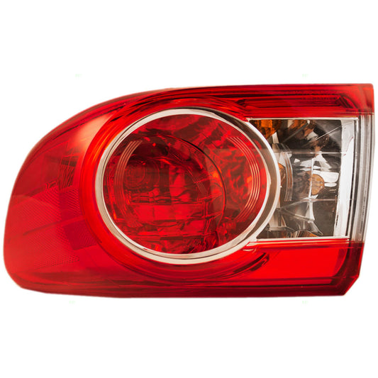 Brock Replacement Drivers Taillight Tail Lamp Compatible with 11-13 Corolla 81560-02580