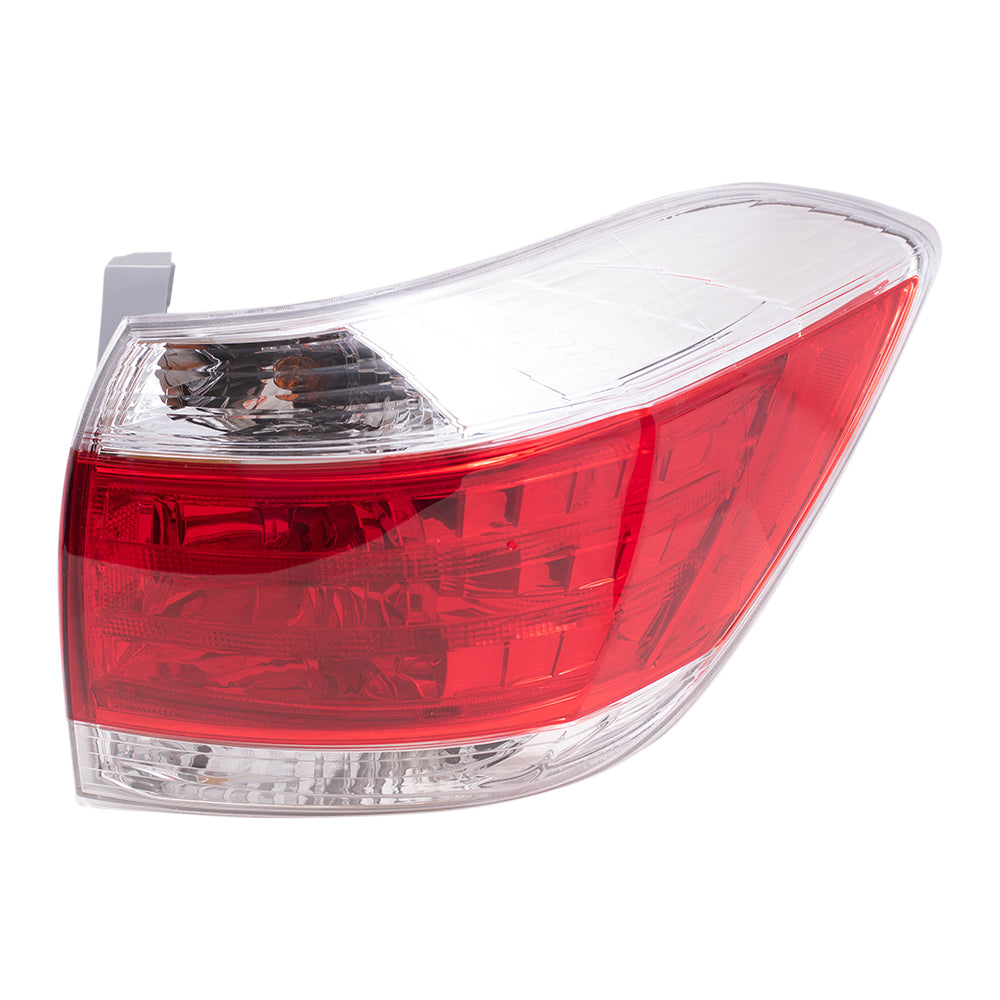 Brock Replacement Passengers Taillight Tail Lamp Compatible with 11-13 SUV 81550-0E070