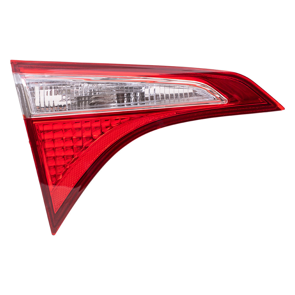 Brock Replacement Drivers Taillight Lid Mounted Tail Lamp Compatible with 14-16 Corolla 81590-02510