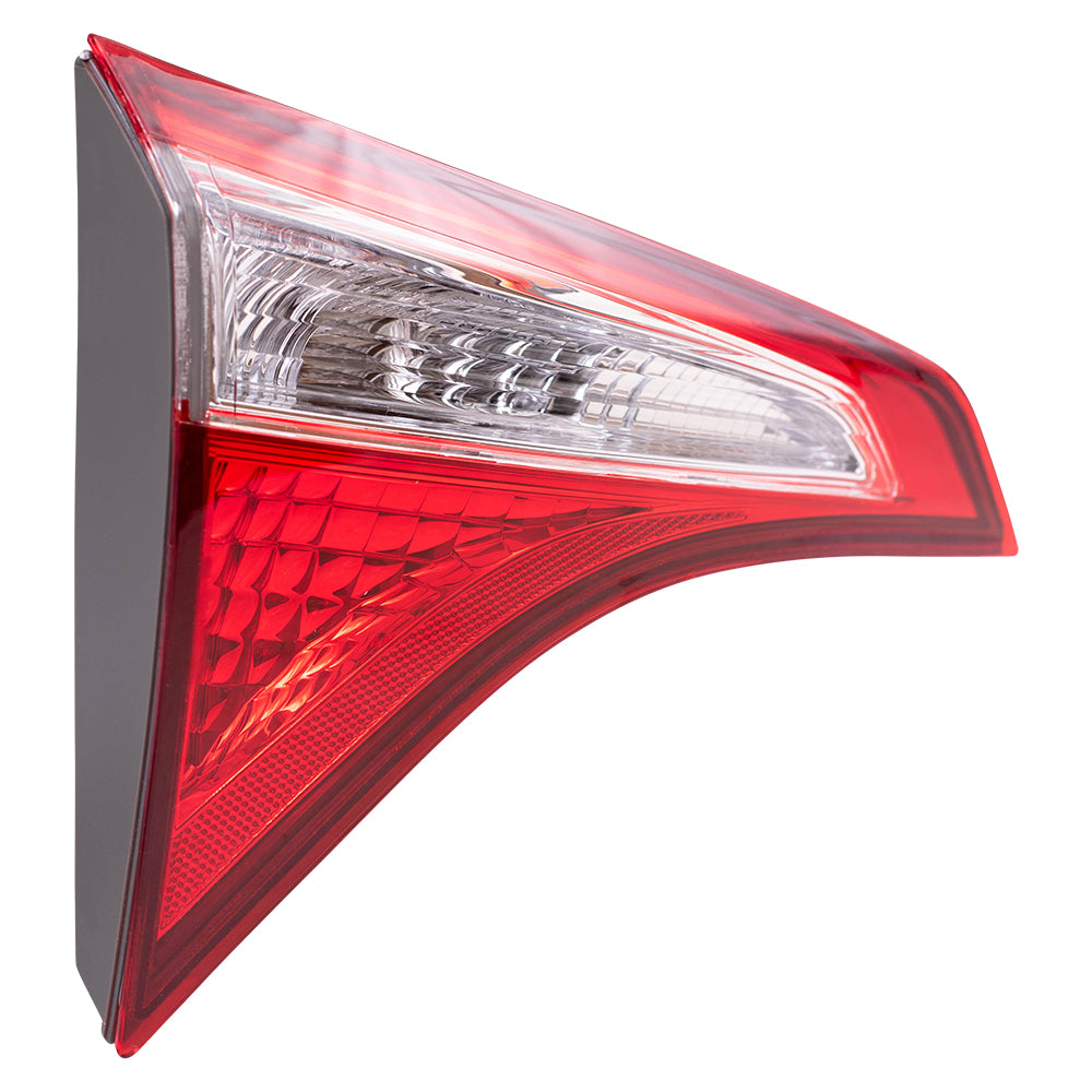 Brock Replacement Drivers Taillight Lid Mounted Tail Lamp Compatible with 14-16 Corolla 81590-02510