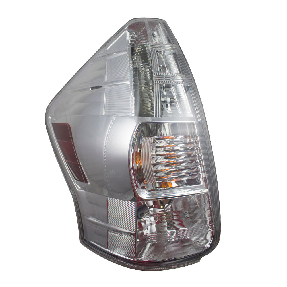 Brock Replacement Drivers Taillight Tail Lamp Lens Competible with 12-14 Prius V 81561-47160 166-51540L