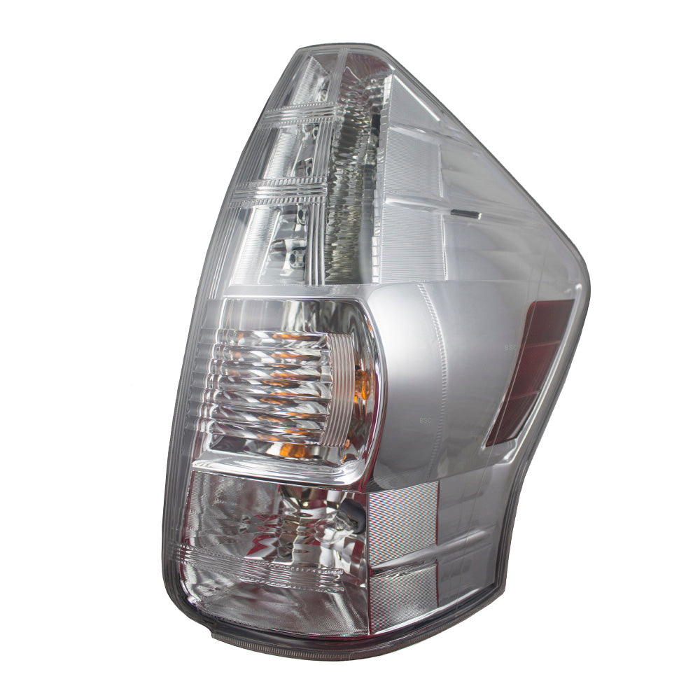 Brock Replacement Passengers Taillight Tail Lamp Lens Compatible with 12-14 Prius V 81551-47160 TO2801186