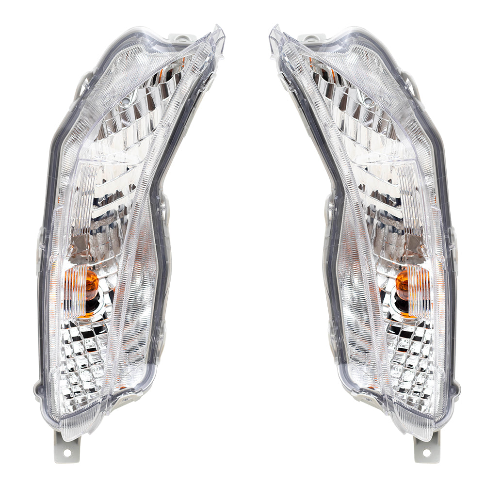 Brock Replacement Pair Signal Lights Compatible with 2015-2017 Camry & Hybrid