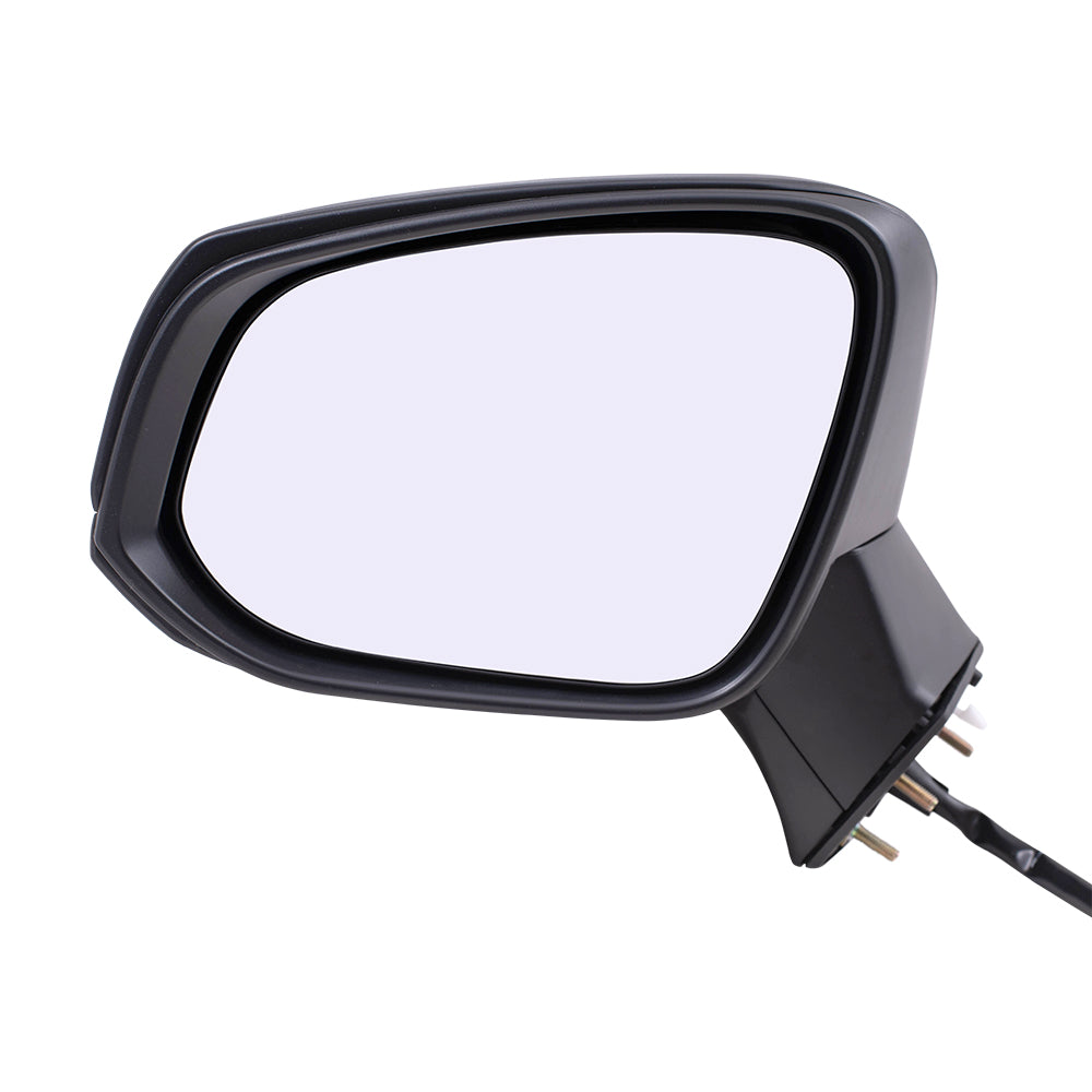 Replacement Driver Power Side Door Mirror Textured Black Compatible with 2019-2021 RAV4 RAV4 Hybrid