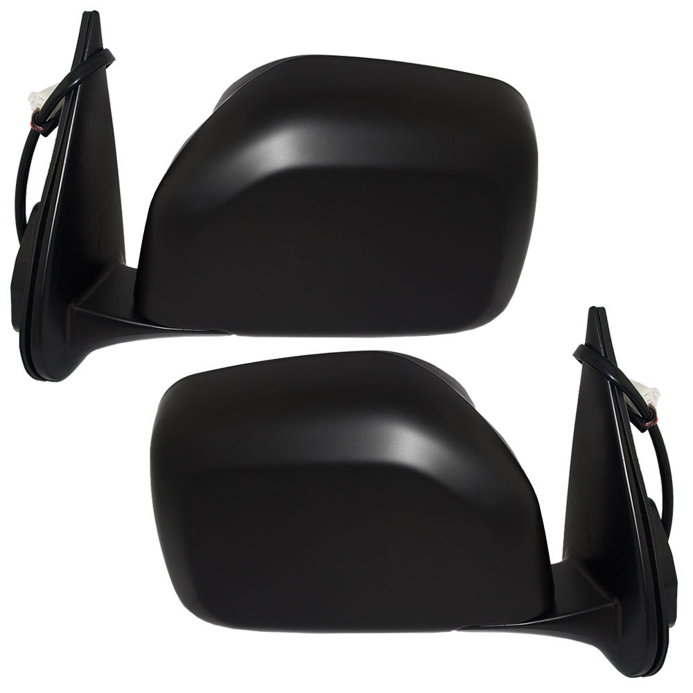 Driver and Passenger Power Side View Mirrors Replacement for Toyota 87940-35811, 87910-3D010