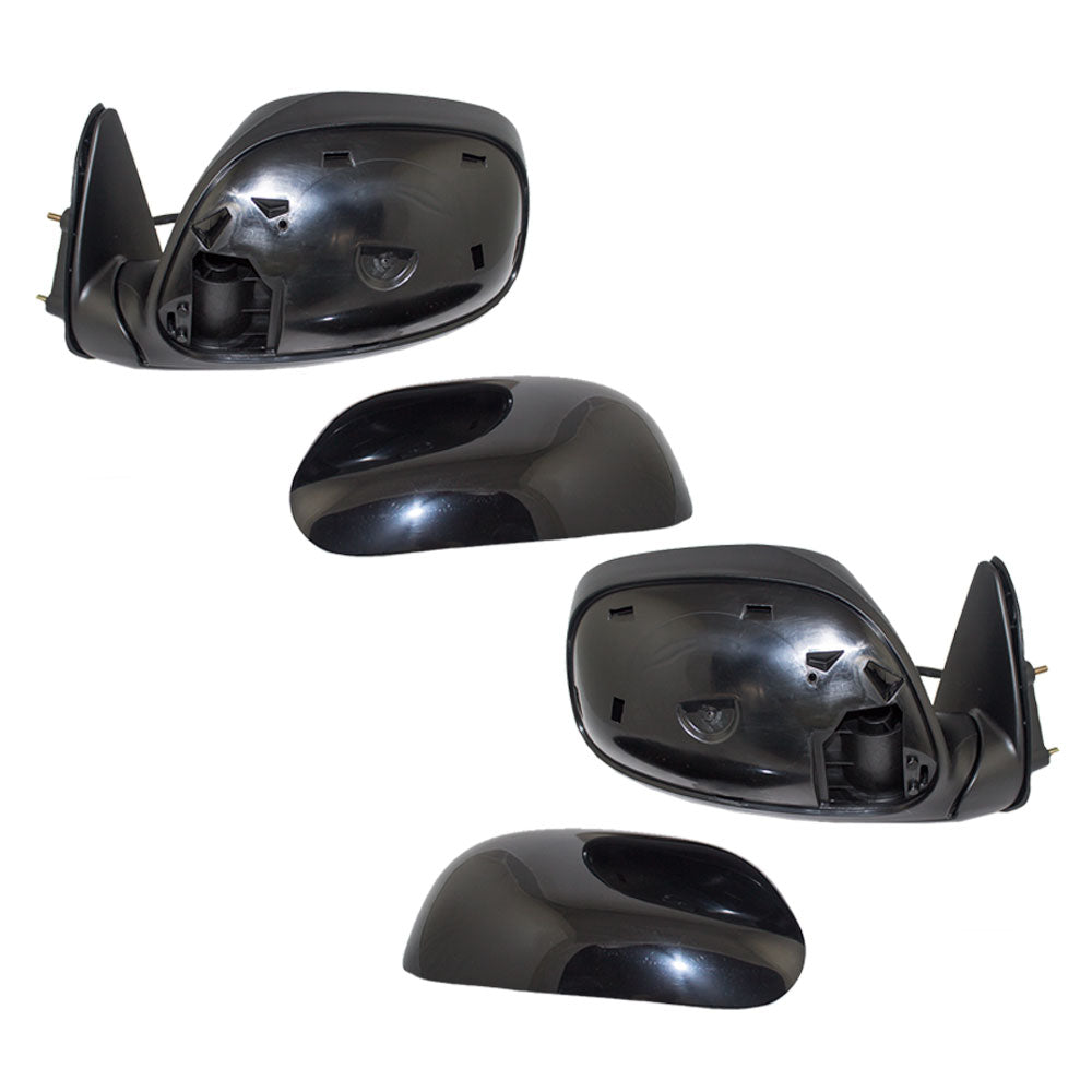 Driver and Passenger Power Side View Mirrors Replacement for Toyota Tundra Pickup Truck 879400C050B1 879100C050C1