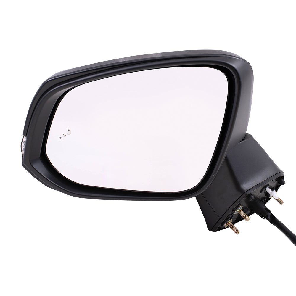 Replacement Driver Power Side Door Mirror Heated Signal Blind Spot Detection Compatible with 2019 2020 RAV4 RAV4 Hybrid