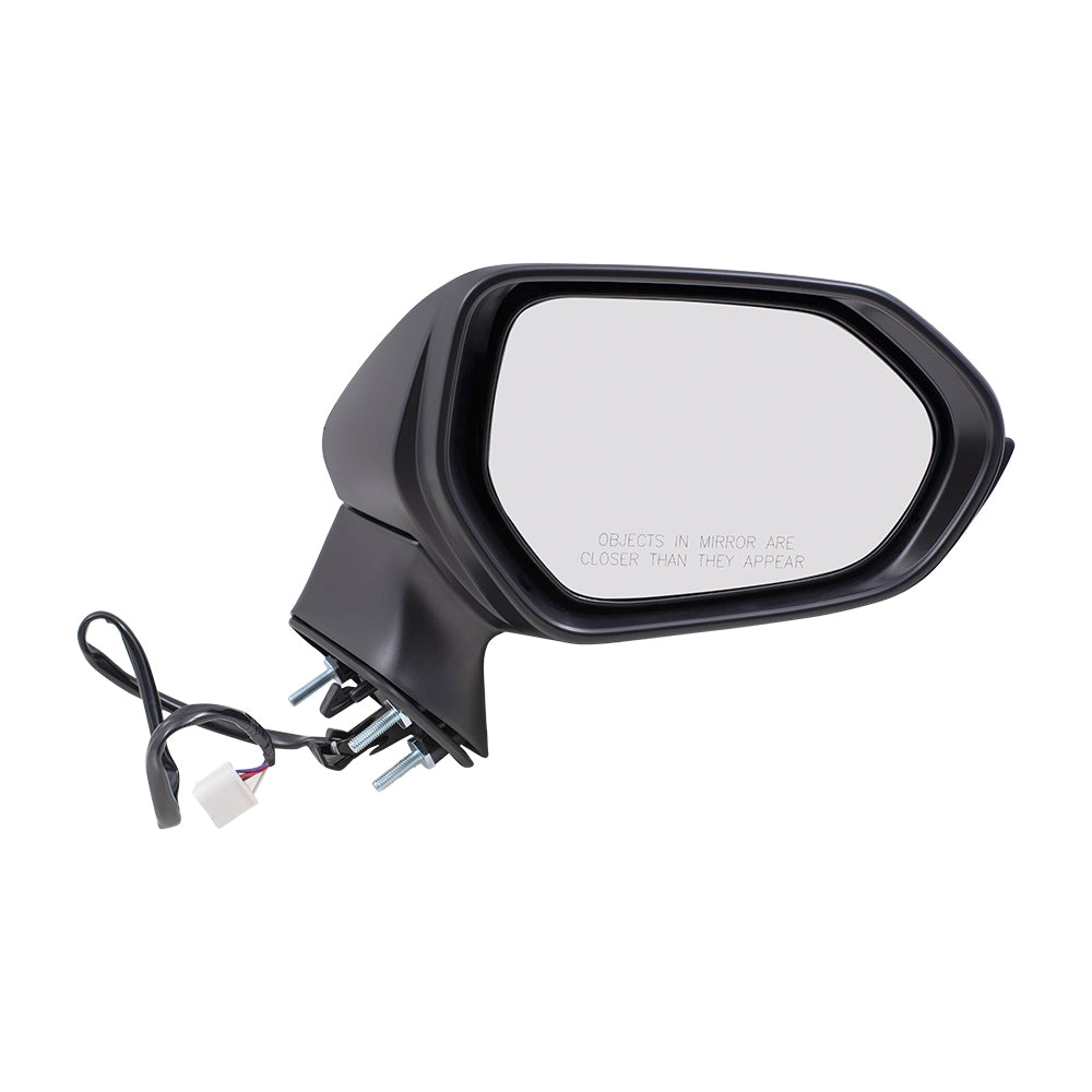 Brock Replacement Driver and Passenger Side Power Mirrors Paint to Match Black with Heat without Signal and Blind Spot Detection Compatible with 2020 Corolla Sedan JAPAN BUILT