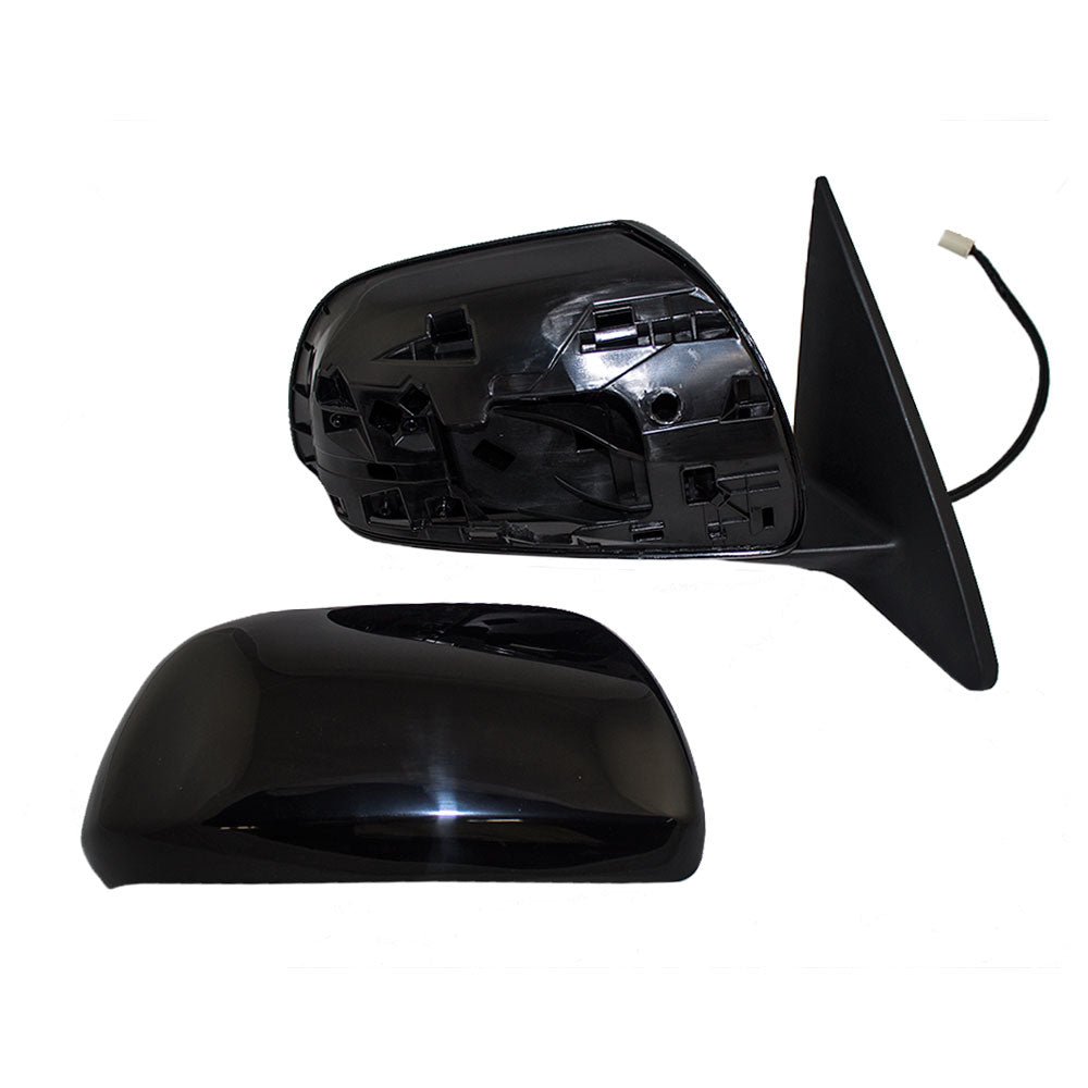 Brock Replacement Passengers Power Side View Mirror Heated Compatible with 2008-2013 Highlander & Hybrid 8791048353