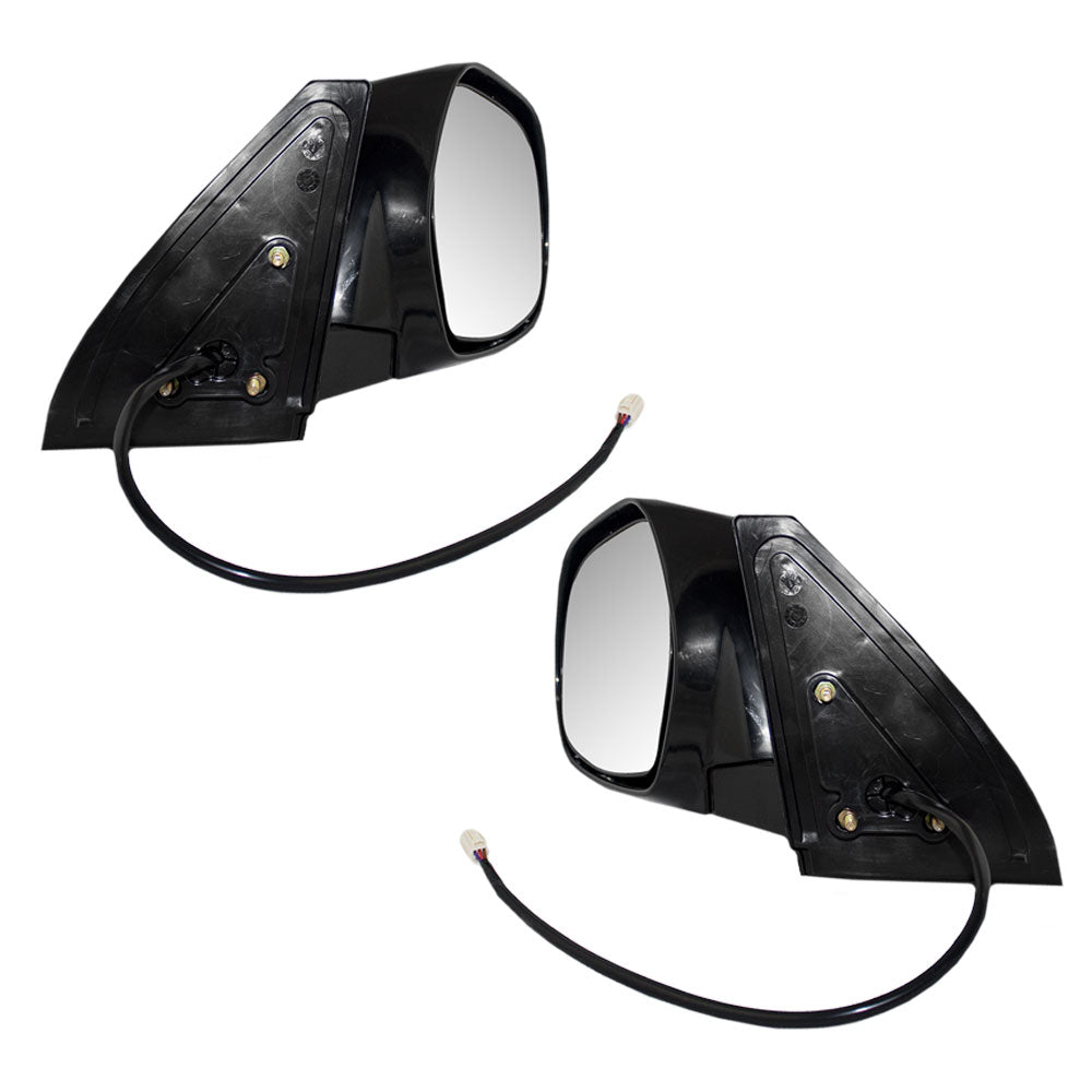 Brock Replacement Driver and Passenger Power Side View Mirrors Heated Compatible with 4Runner 8794035630C0 8791035630C0