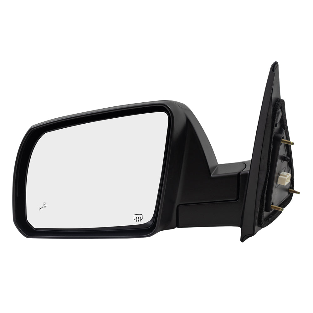 Brock Replacement Drivers Side Heated Blind Spot Detection Manual Folding Power Mirror Compatible with 2014-2019 Tundra 879400C420 87940-0C420