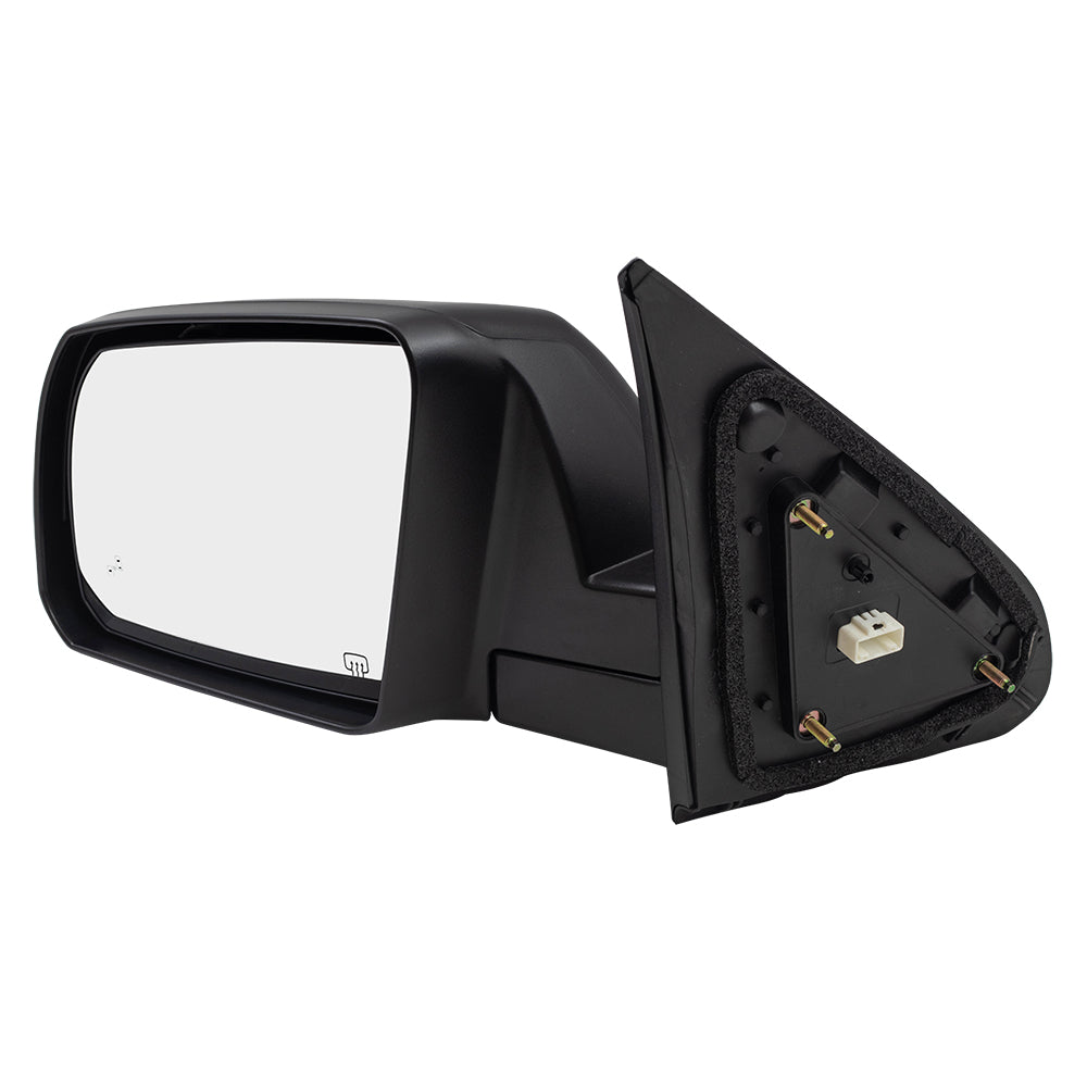 Brock Replacement Drivers Side Heated Blind Spot Detection Manual Folding Power Mirror Compatible with 2014-2019 Tundra 879400C420 87940-0C420