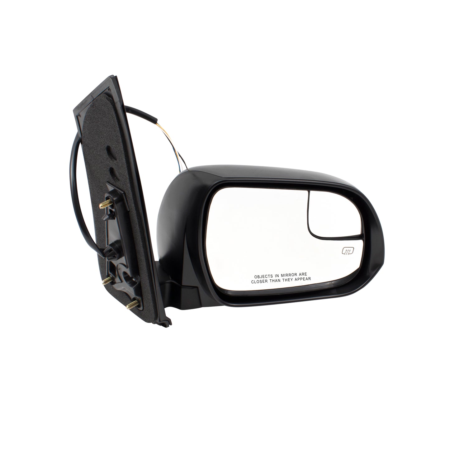 Brock Replacement Passengers Power Side View Mirror Heated Spotter Glass Compatible with 2015-2018 Sienna Van 8791008150 TO1321339