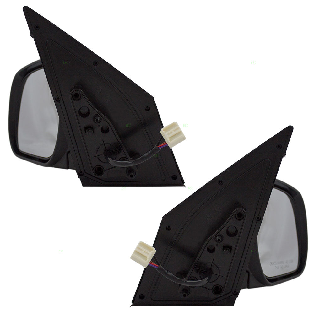 Brock Replacement Driver and Passenger Power Side View Mirrors Heated Signal Compatible with 2009-2011 RAV4 Japan SUV 87940-42A70 87910-42B00