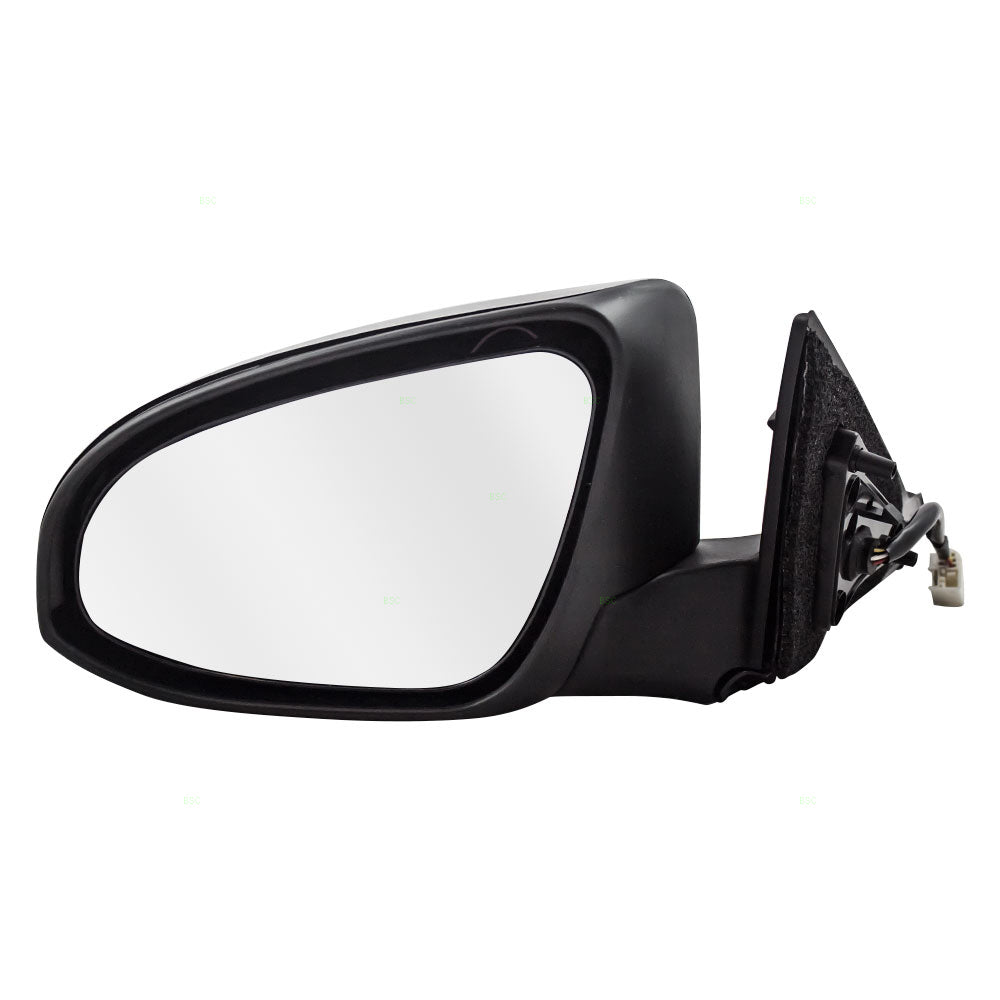 Brock Replacement Drivers Power Side View Mirror Heated Ready-to-Paint Compatible with 2015 Camry& Hybrid 87945-06060-C0