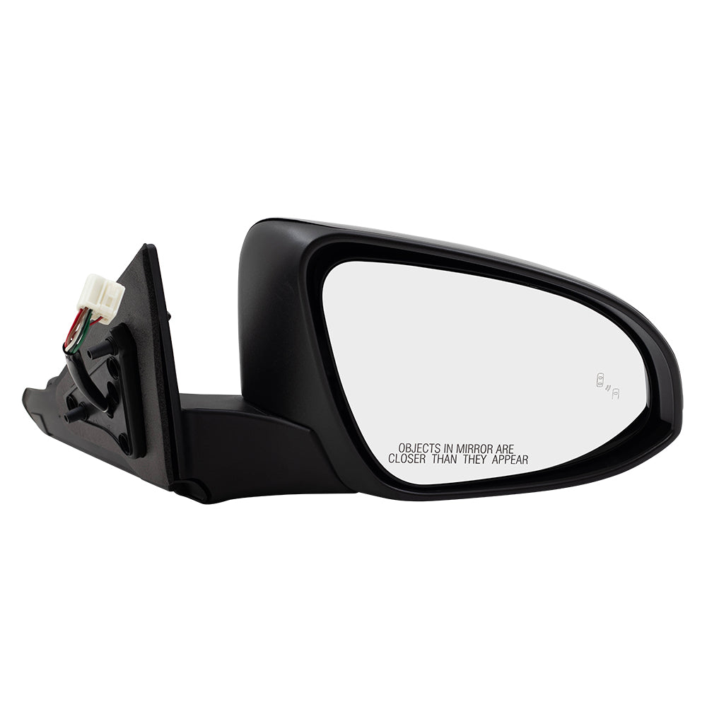 Brock Replacement Pair Power Sde Mirrors Compatible with 16-17 Camry