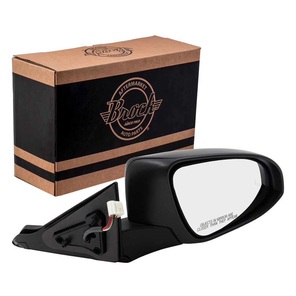 Brock Replacement Passenger Power Sde Mirror Compatible with 16-17 Camry