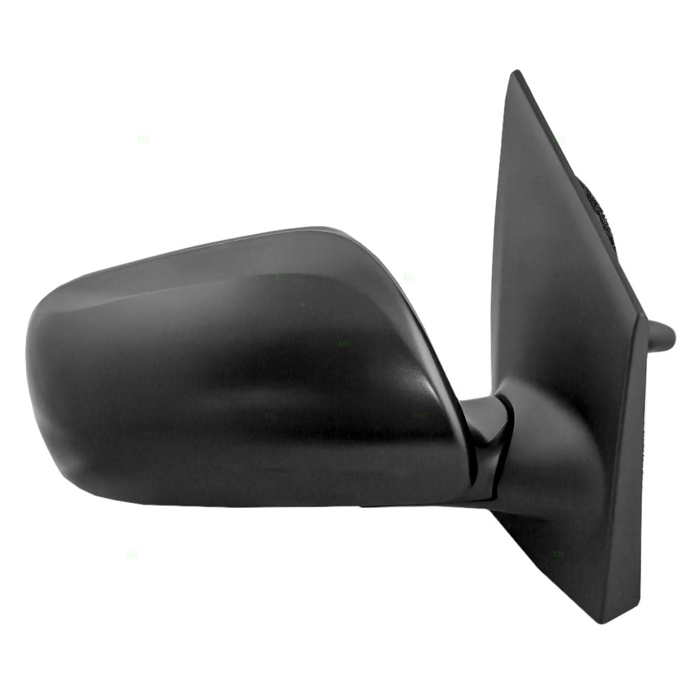 Brock Replacement Passengers Manual Remote Side View Mirror Compatible with Yaris Sedan 87910-52800