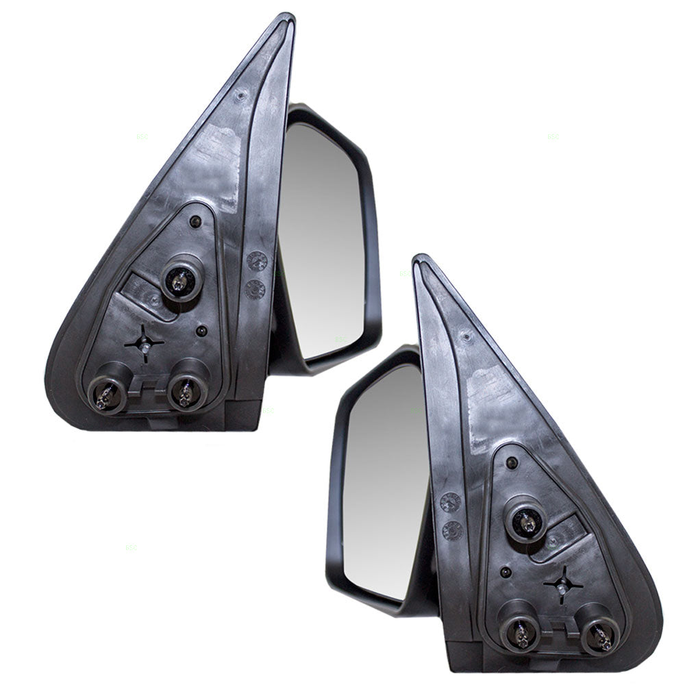 Brock Replacement Driver and Passenger Manual Side View Mirror Compatible with Pickup Truck 87940-35531 87910-35560