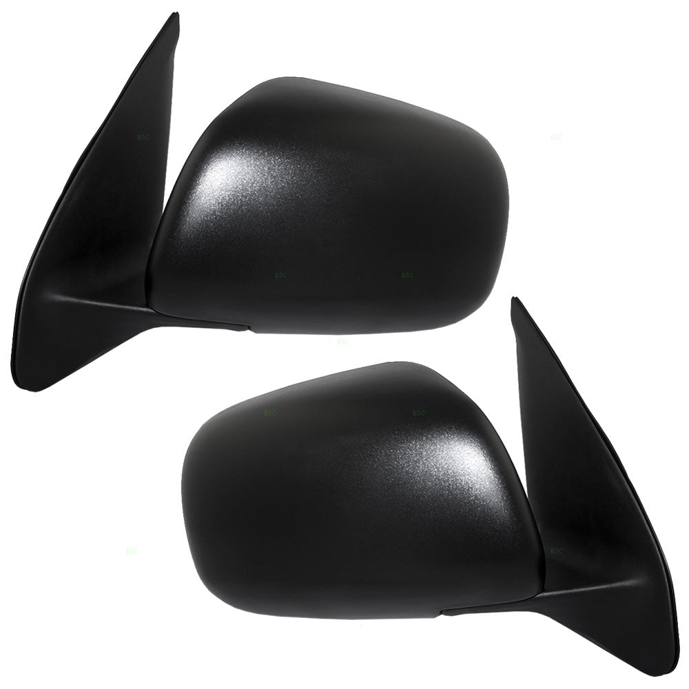 Brock Replacement Driver and Passenger Manual Side View Mirror Compatible with Pickup Truck 87940-04170 87910-04160