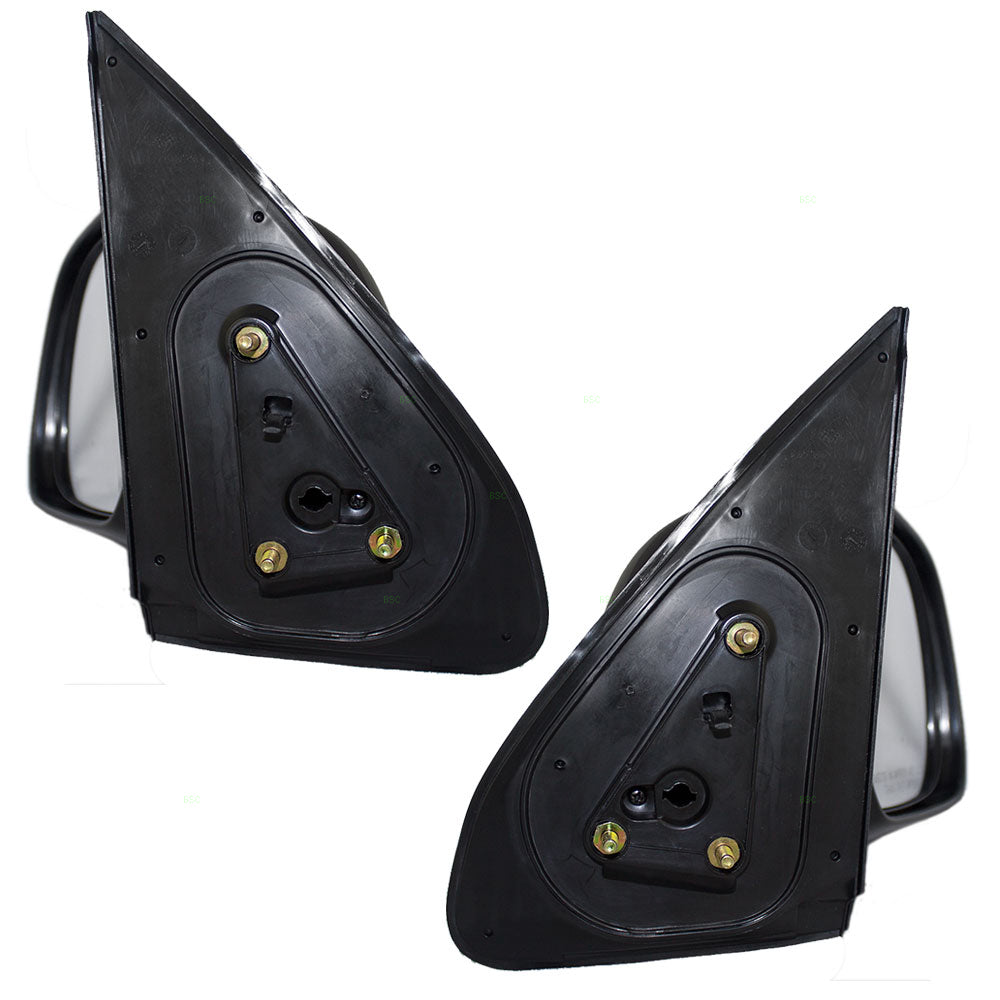 Brock Replacement Driver and Passenger Manual Side View Mirror Compatible with Pickup Truck 87940-04170 87910-04160