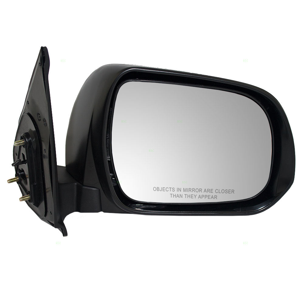 Brock Replacement Passengers Manual Side View Mirror Textured Compatible with Tacoma Pickup Truck 87910-04212