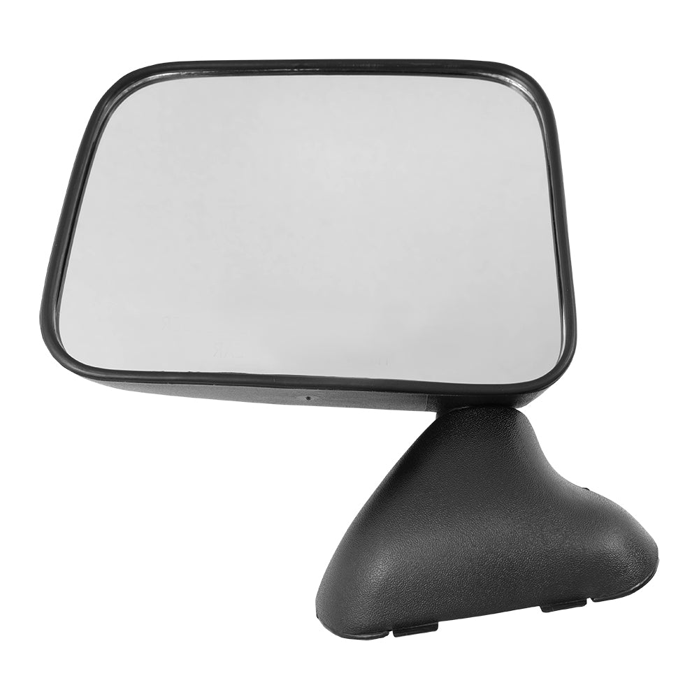 Brock Replacement Drivers Manual Side View Door Skin Mounted Textured Mirror Compatible with Pickup Truck with vent window 87940-89141