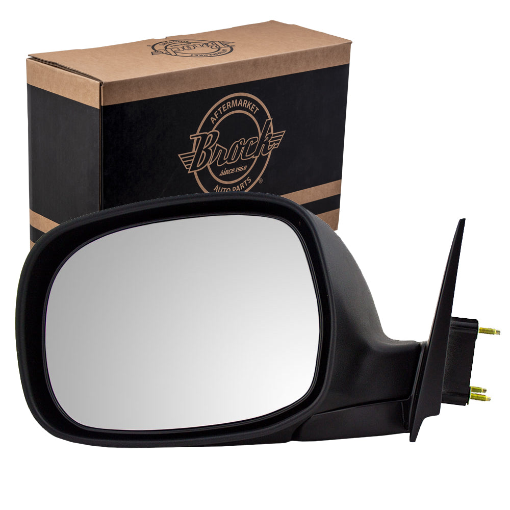 Brock Replacement Drivers Manual Side View Mirror Compatible with Tundra Pickup Truck 879400C030