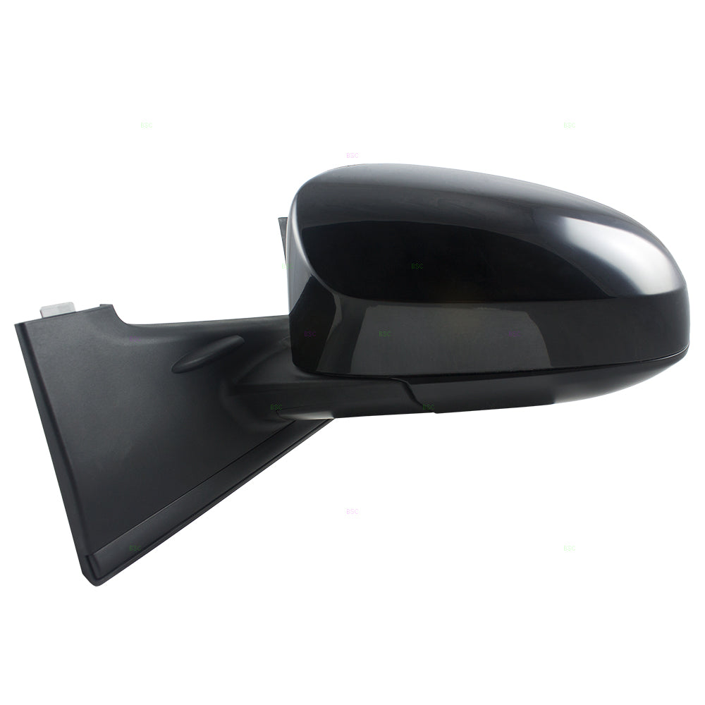 Brock Replacement Drivers Manual Side View Mirror w/ Cover Compatible with 2015-2018 Yaris Hatchback 87945-0D410-C0