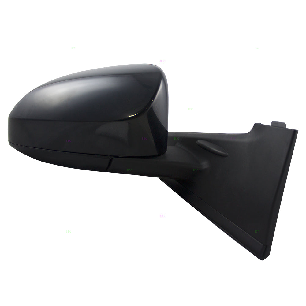 Brock Replacement Passengers Manual Side View Mirror w/ Cover Compatible with 2015-2018 Yaris Hatchback 87910-0D560