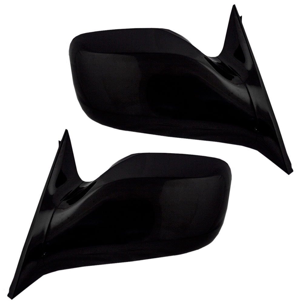 Brock Replacement Pair Set Power Side View Mirrors Heated w/o Signal Ready-to-Paint Compatible with 05-10 Avalon 87940-AC906 87910-AC904