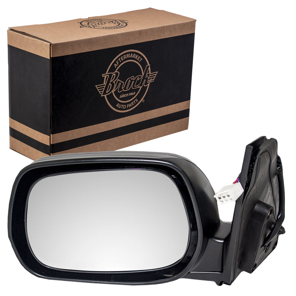 Brock Replacement Drivers Power Side View Mirror Ready-to-Paint Compatible with 2001-2005 RAV4 8794042730