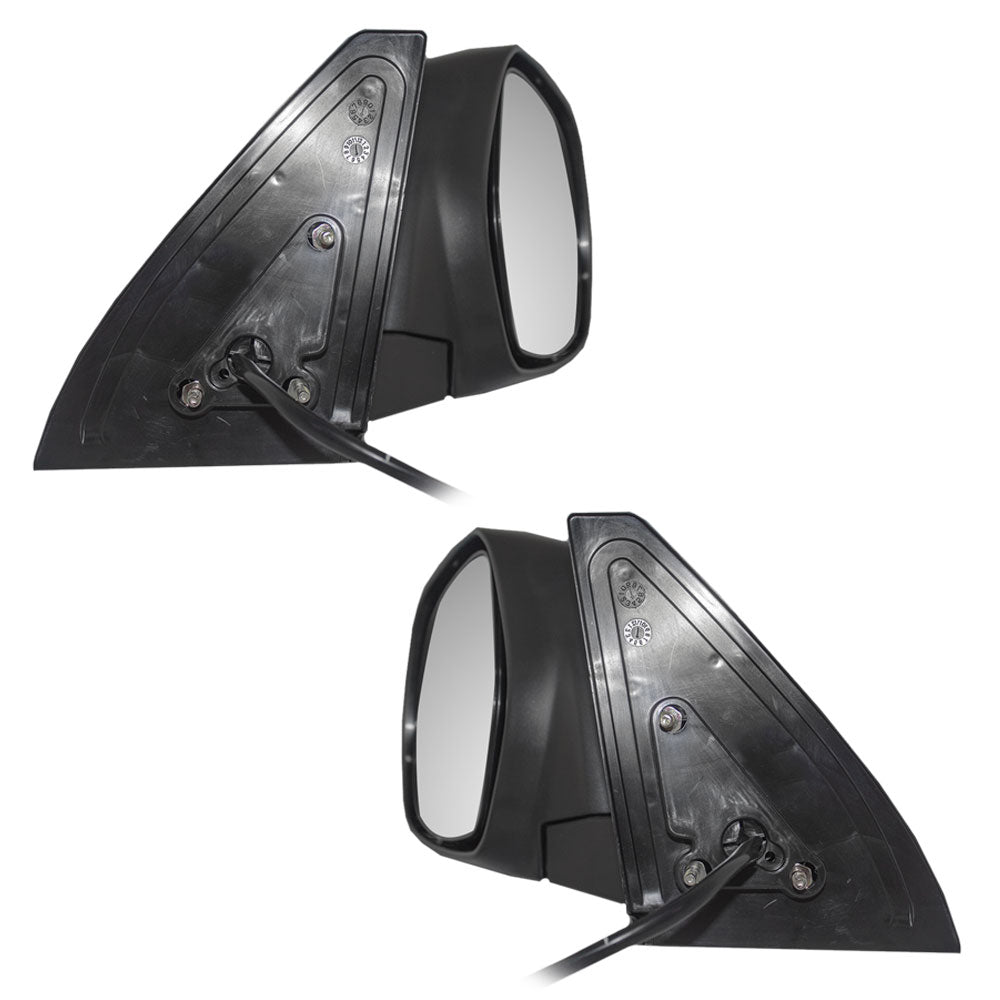 Brock Replacement Driver and Passenger Power Side View Mirrors Textured Compatible with 2003-2009 4Runner SUV 87940-35620 87910-35600