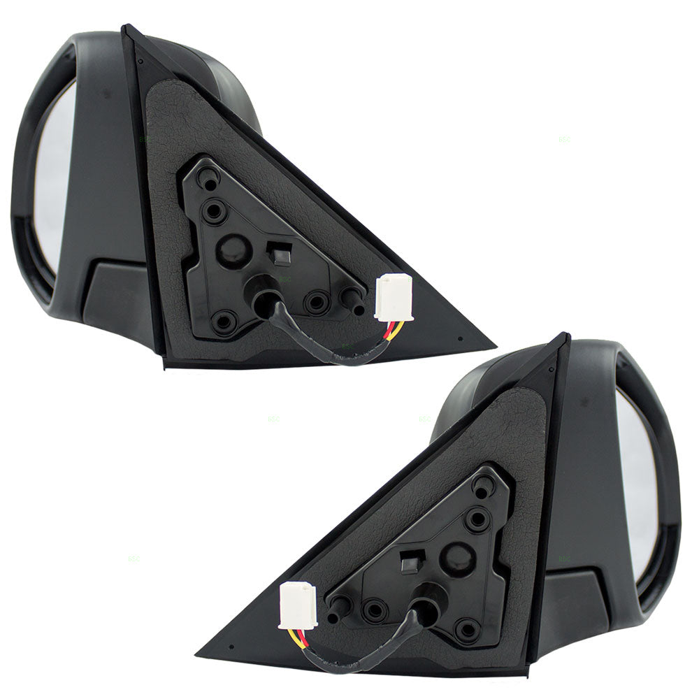 Brock Replacement Driver and Passenger Power Side View Mirrors Ready-to-Paint Compatible with 2012-2014 Camry 87909-06400 8790806400