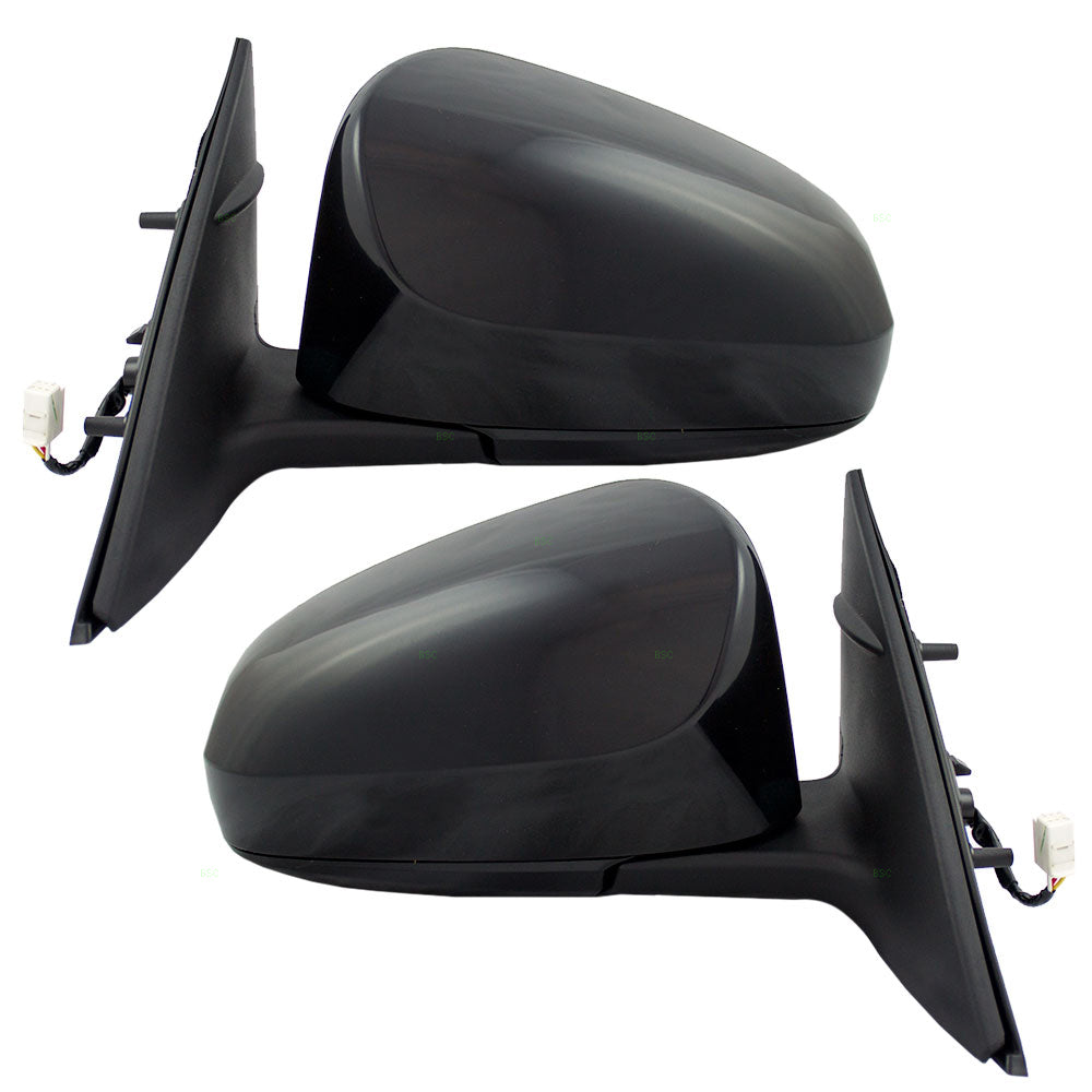 Brock Replacement Driver and Passenger Power Side View Mirrors Ready-to-Paint Compatible with 2012-2014 Camry 87909-06400 8790806400