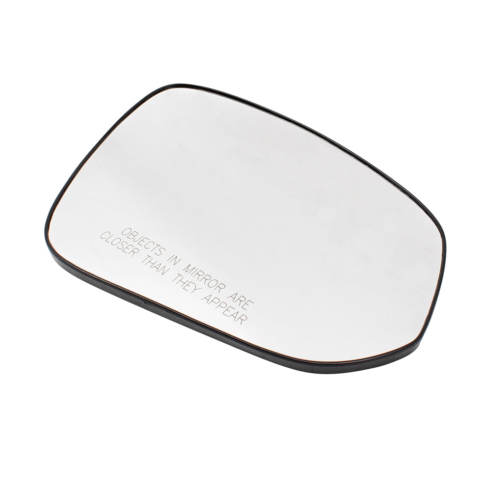 Brock Replacement Passenger Door Mirror Glass with Base Compatible with 2014-2019 Highlander & Highlander Hybrid