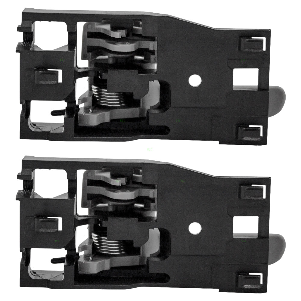 Brock Replacement Passengers Set of 2 Inside Interior Door Handles Charcoal Compatible with SUV Pickup Truck 69205-0C030-B0