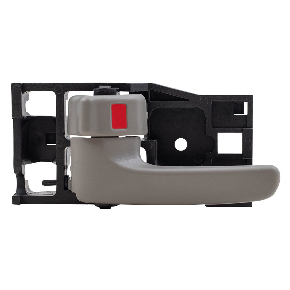 Brock Replacement Drivers Inside Interior Door Handle Gray Compatible with Pickup Truck 69206-0C030-B1