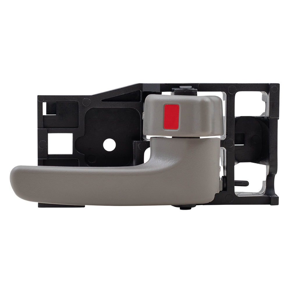 Brock Replacement Passengers Inside Interior Door Handle Gray Compatible with Pickup Truck 69205-0C030-B1