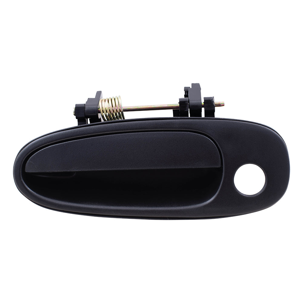 Brock Replacement Drivers Front Outside Textured Door Handle w/ Keyhole compatible with Prizm Corolla RAV4 69220-12160